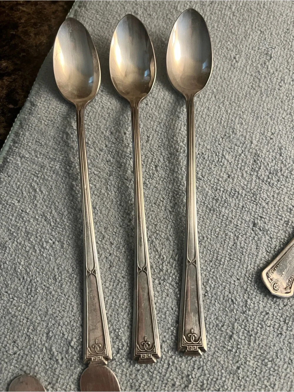 Silver Flatware Set - Assorted Spoons, Butter Knives & Serving Pieces